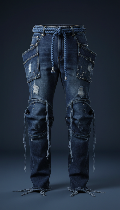 Avant-Garde Denim Jeans