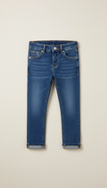 Jeans skinny azul clásico para niños