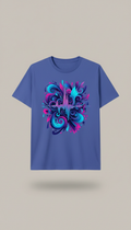 Blue violet women's graphic tee