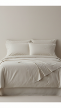 Ivory sand cotton sheet set