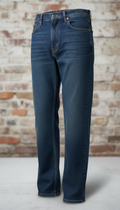 Steel blue men's denim jeans