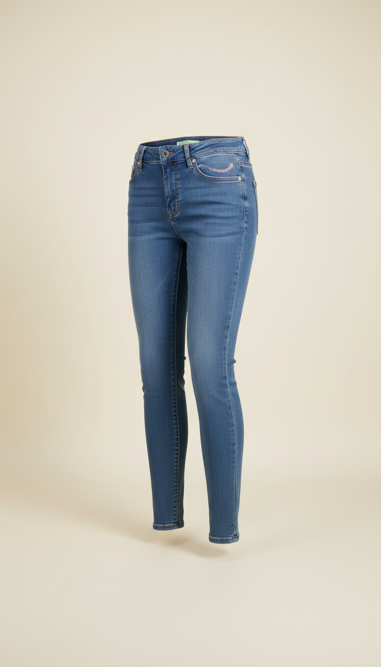 Skinny fit women's denim jeans
