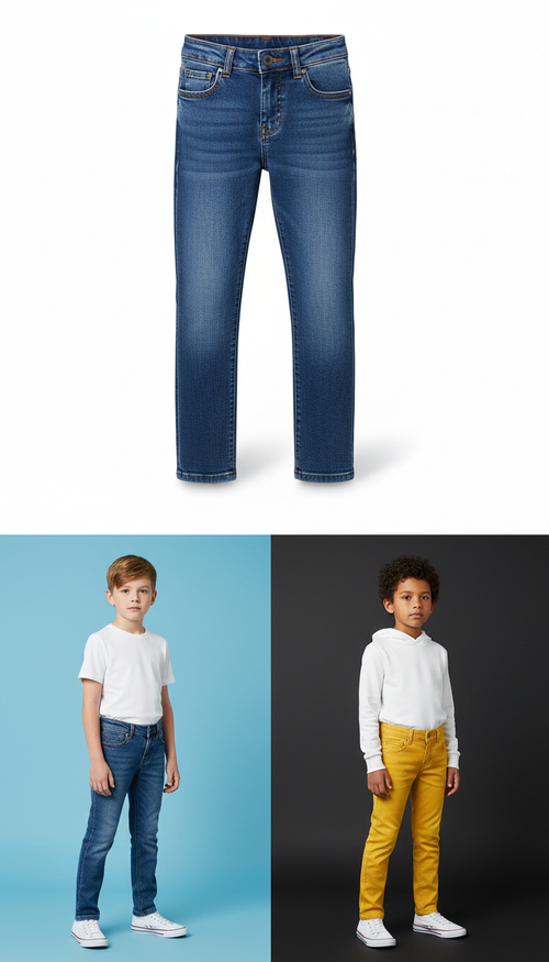 Kids straight fit jeans