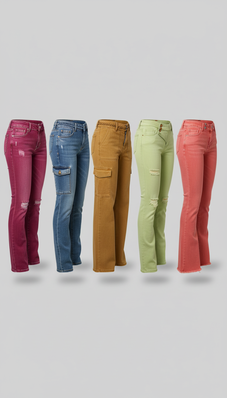 Low-Rise Denim Jeans