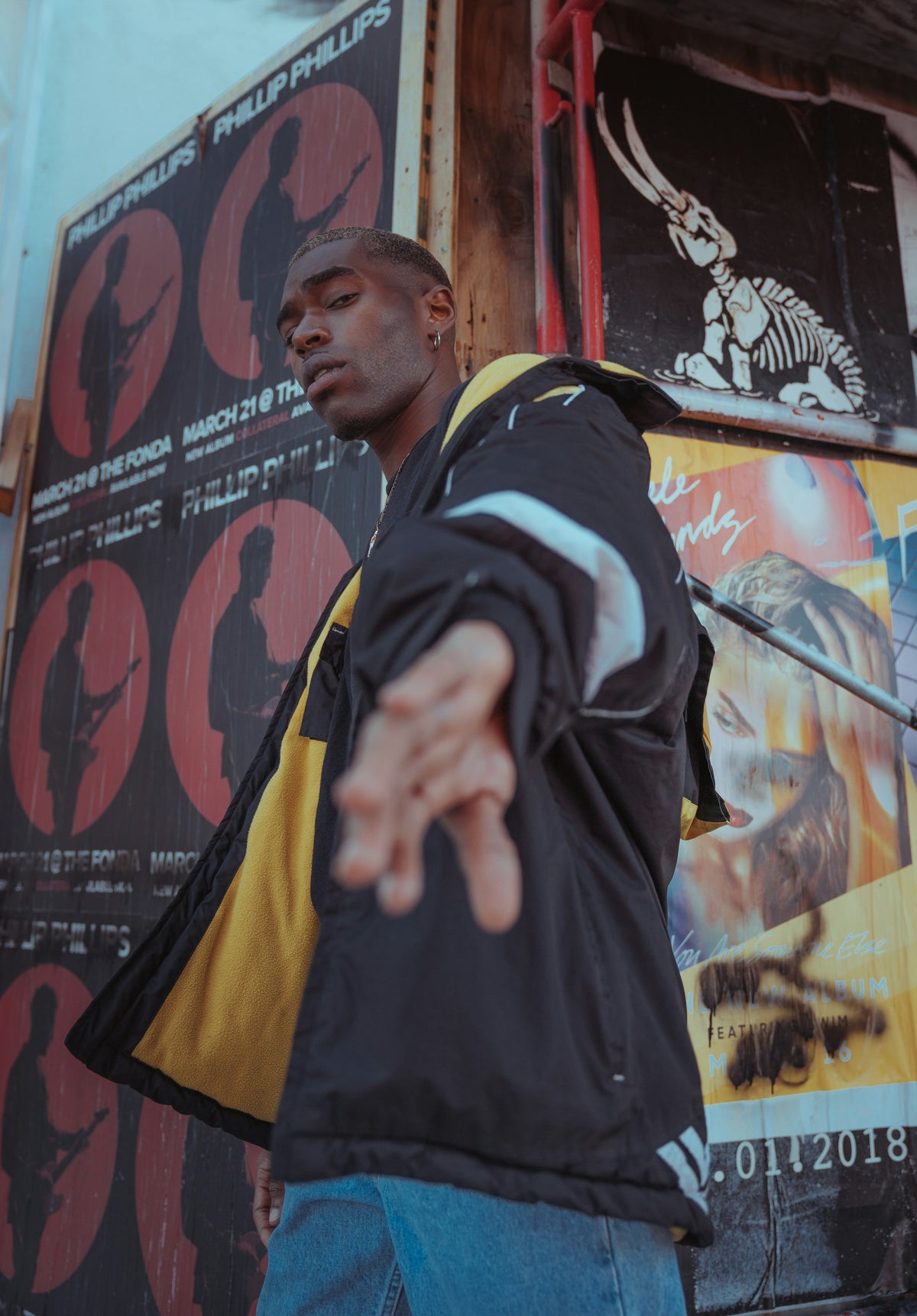 NØVRA hero — streetwear editorial